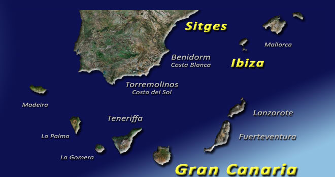 Gay-Hotels und Gay-Friendly Hotels für Gay Reisen nach Spanien, Portugal und ganz Europa