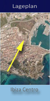 El Puerto, Lage der Gay friendly Apartments in Ibiza Stadt