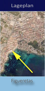 Ibiza Playa, Lage des Gay friendly Hotel in Figueretas