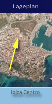 Royal Plaza, Lage des Gay friendly Hotel in Ibiza Stadt