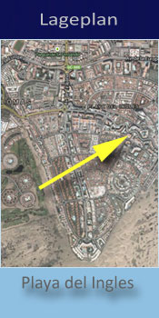 Anamar Suites, Lage des Gay friendly Aparthotel in Playa del Ingles