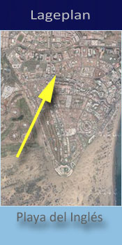 Artemisa Gay Bungalows, Lage in Playa del Ingles