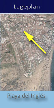Axel Beach Maspalomas Gay Hotel, Lage in Playa del Ingles