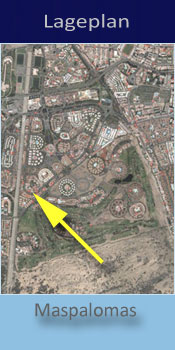 Beach Boys Gay Bungalows, Lage in Maspalomas