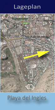 Bohemia, Lage des Gay friendly Hotel in Playa del Ingles