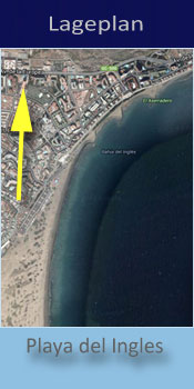 Gran Canaria Princess, Lage des Gay friendly Hotel in Playa del Ingles