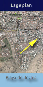 Monterey, Lage der Gay friendly Apartments in Playa del Ingles