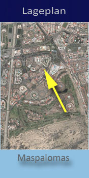 Gay Bungalows Rainbow Golf, Lage in Maspalomas