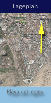 Riu Flamingo, Lage des Gay friendly Aparthotel in Playa del Ingles