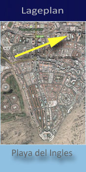 Riu Papayas, Lage des Gay friendly Hotel in Playa del Ingles