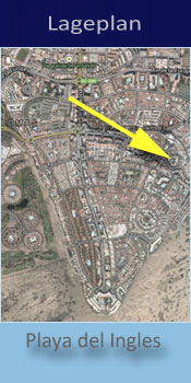 Seaside Sandy Beach, Lage des Gay friendly Hotel in Playa del Ingles