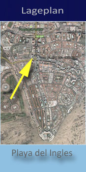 Sol Barbacan, Lage des Gay friendly Aparthotel in Playa del Ingles