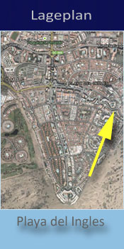 Tagoror, Lage der Gay friendly Apartments in Playa del Ingles