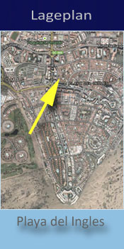 Gay friendly Bungalows Terraflor Park, Lage in Playa del Ingles