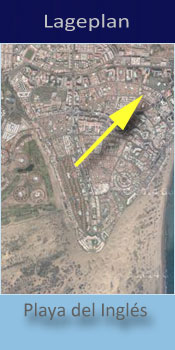 Tropical La Zona Gay Resort, Lage in Playa del Ingles